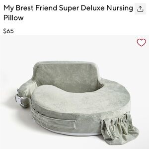 Brest friend deluxe nursing pillow - gray
